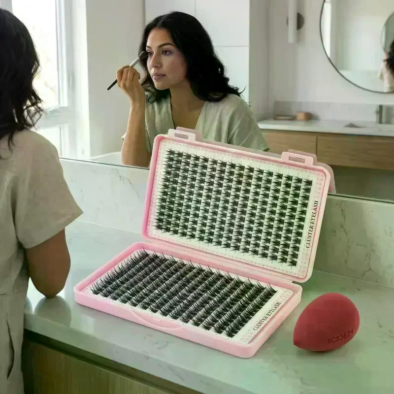 Eyelash Extension Eyelash - 392 Pcs Eyelash Extension Kit Fluffy
