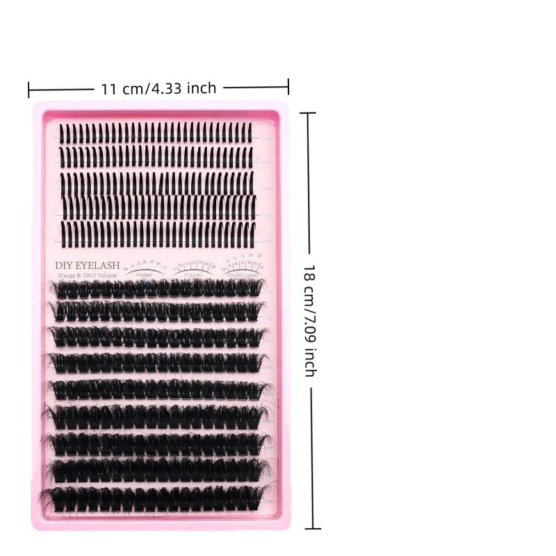 Eyelash Extension Eyelash - Volume Lash Clusters Mink Wispy Spiky