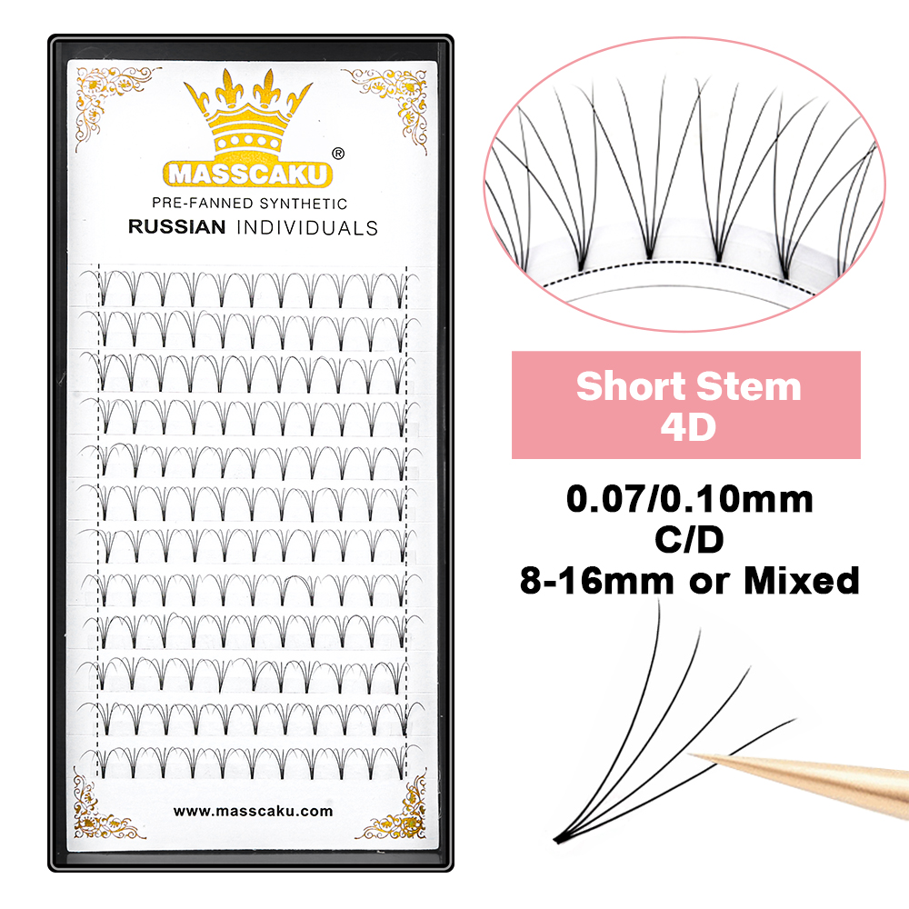 MASSCAKU Premade Russian Volum - Eyelash Extension Russian Volume review and price