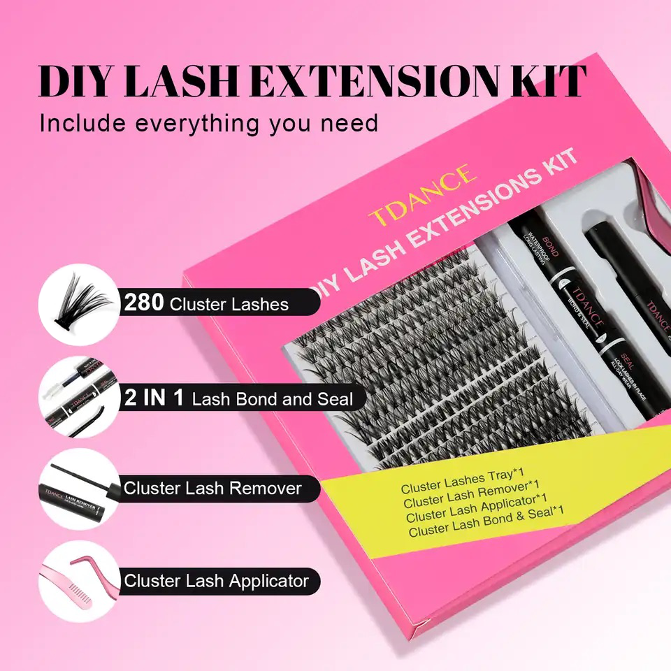 TDANCE 280PCS DIY Mix Clusters - Eyelash Extension Remover At Home review and price