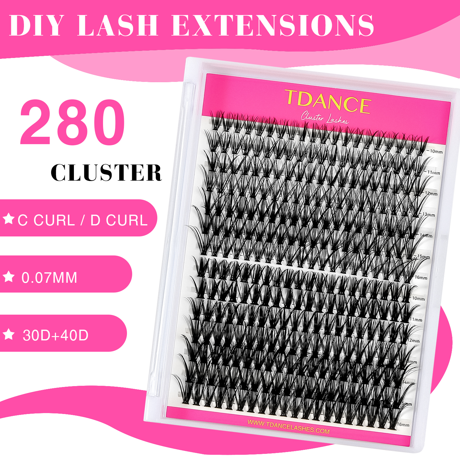 TDANCE 280PCS DIY Mix Clusters - Eyelash Extension Remover At Home review and price