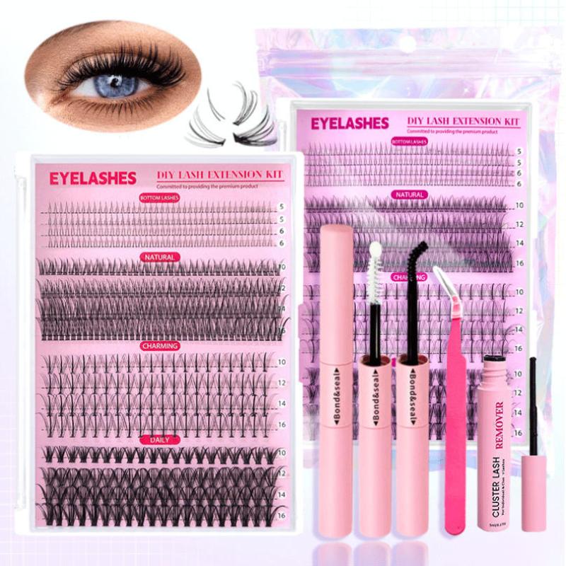 Cluster Lash Extensions Kit wi - Eyelash Extension Remover At Home review and price