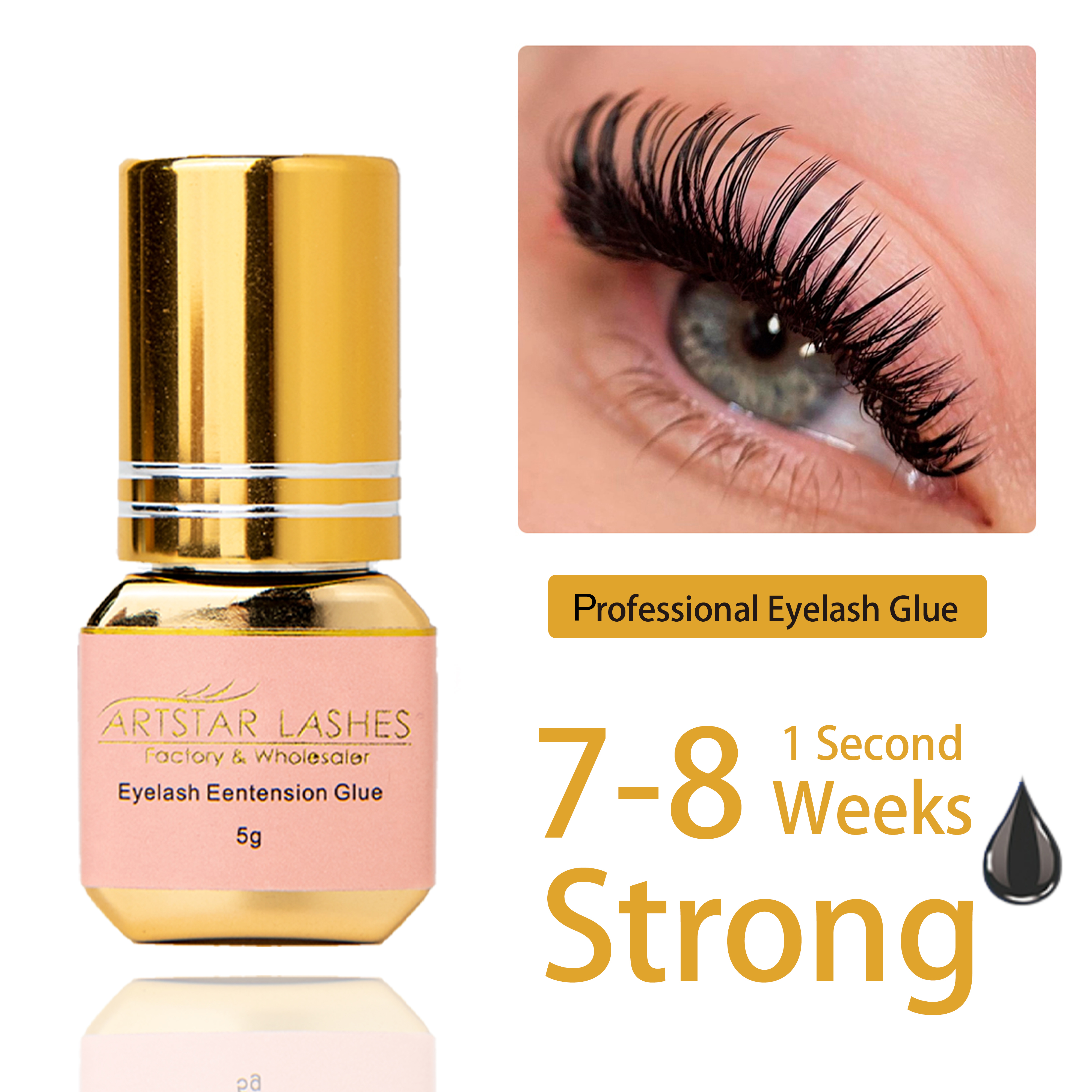 ARTSTAR 5ml Eyelash Glue Exten - Eyelash Extension Glue For Sensitive Eyes review and price