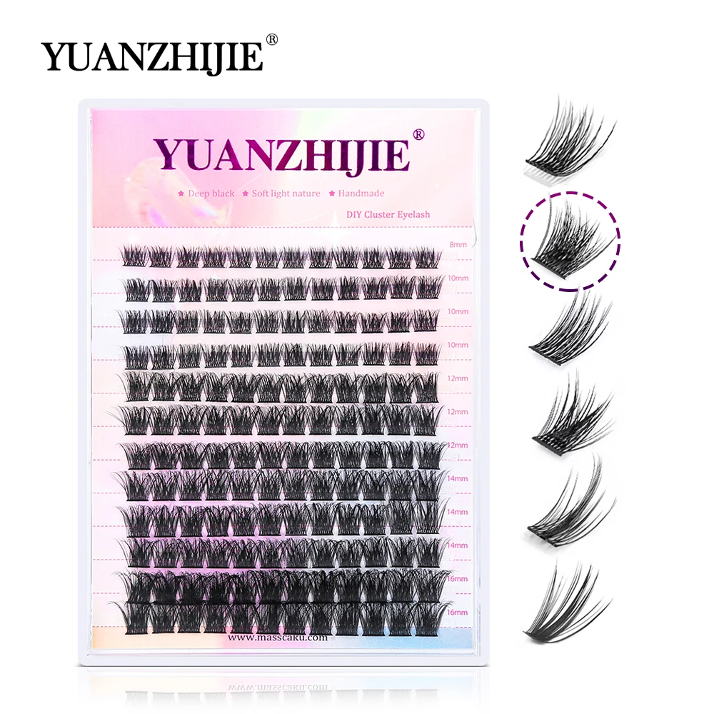 144 pcs DIY Cluster Segmented  - Eyelash Extension Russian Volume review and price