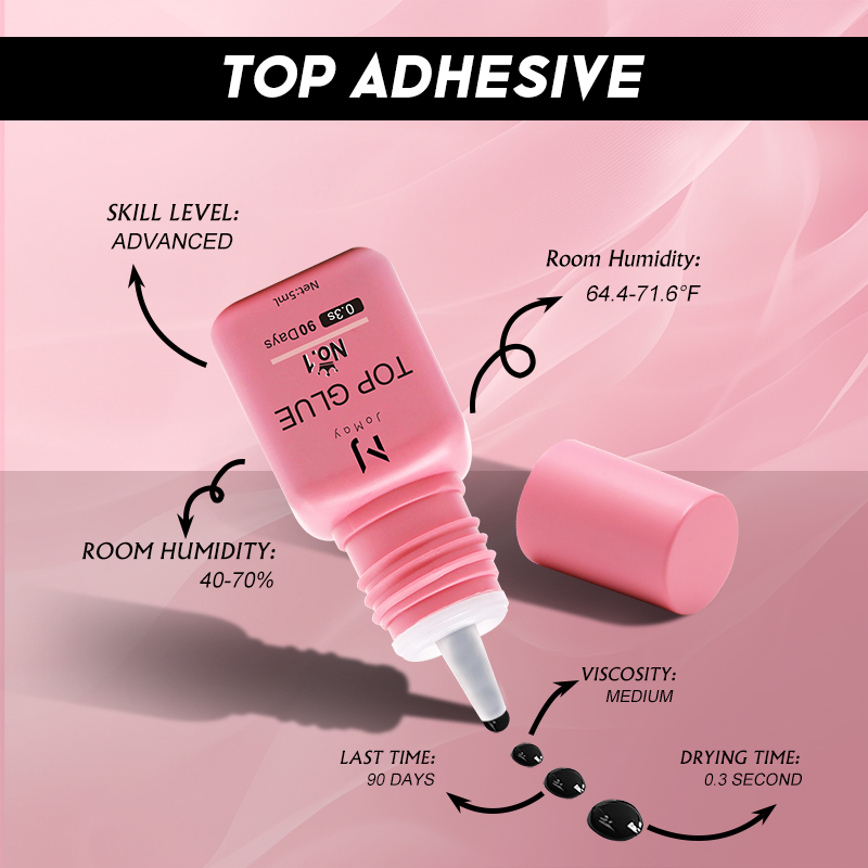 JOMAY Eyelash Glue 0.3S 0.5S 1 - Eyelash Extension Glue For Sensitive Eyes review and price