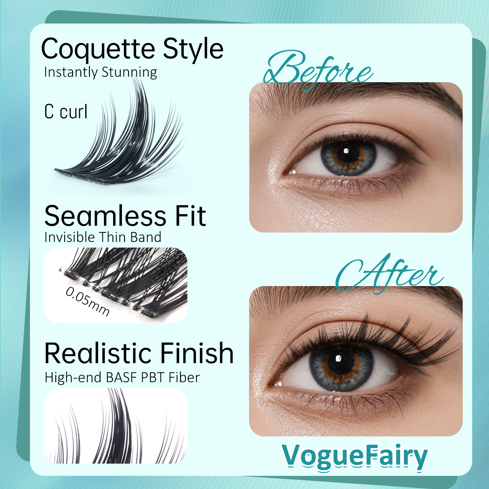 Mscici Thinnest 0.03mm Natural - Eyelash Extension Glue For Sensitive Eyes review and price
