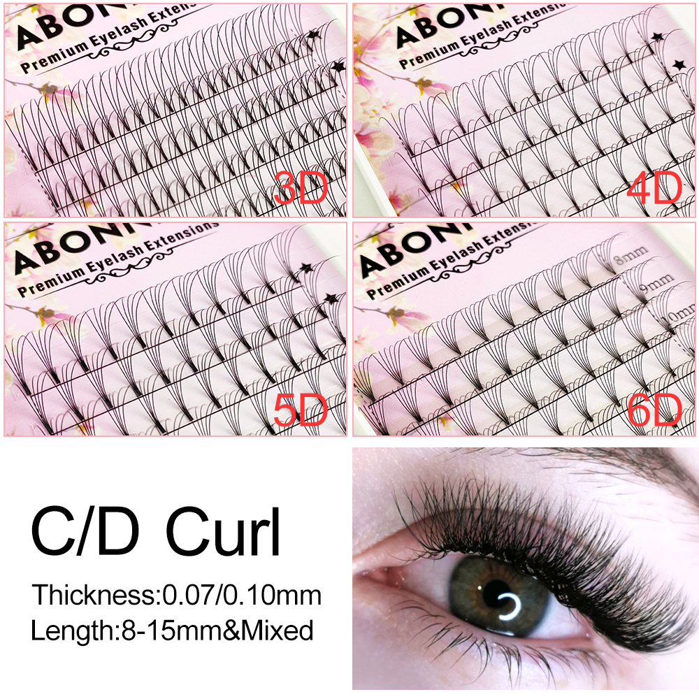 Abonnie 6D Narrow Fan Premade  - Eyelash Extension Russian Volume review and price