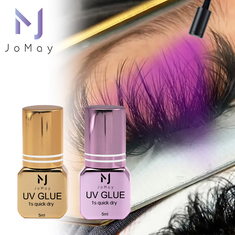 JOMAY 5ML UV Lash Glue For Eye - Eyelash Extension Glue For Sensitive Eyes review and price