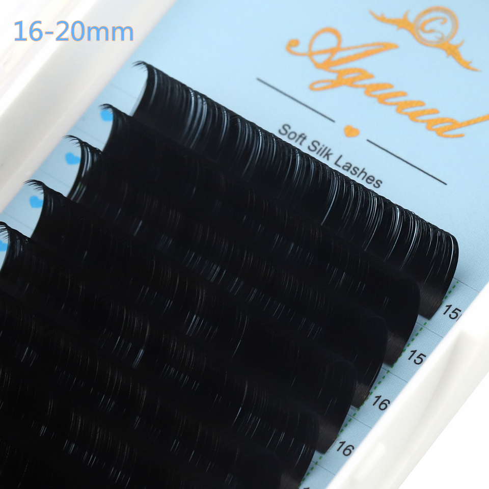 AGUUD 16 Rows Long 16-20mm Eye - Eyelash Extension Russian Volume review and price