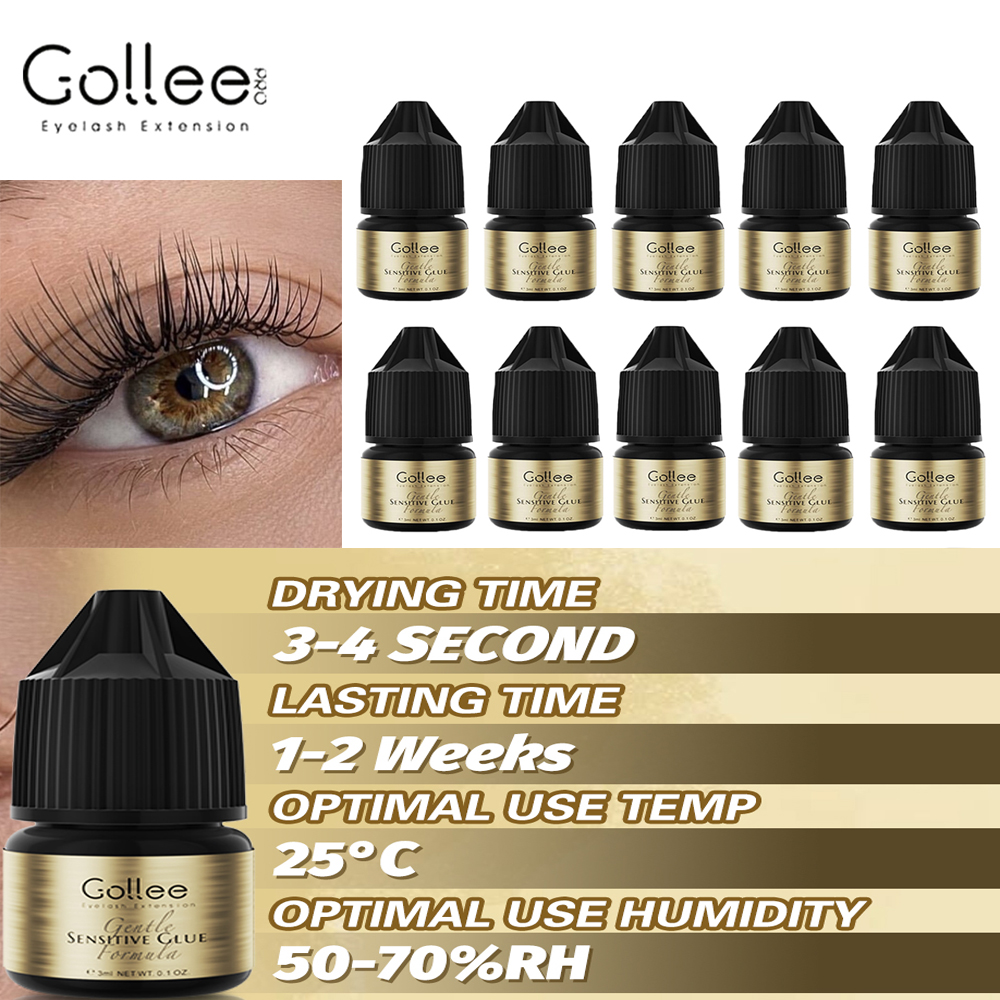 Gollee Eyelash Adhesive Cluste - Eyelash Extension Glue For Sensitive Eyes review and price