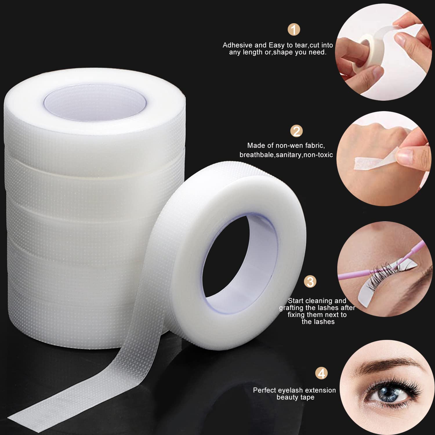 Eyelash Tape Transparent Adhes - Eyelash Extension Glue For Sensitive Eyes review and price