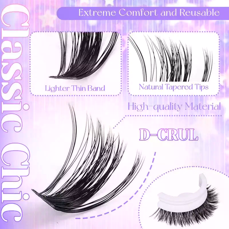 Lashes Cluster DIY Lash Extens - Eyelash Extension Eyelash review and price