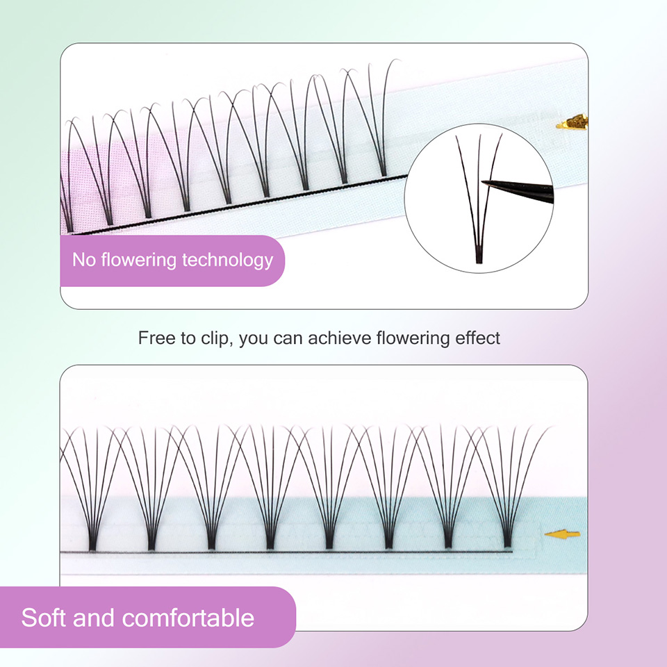 RUJADE Short Stem 3D 4D 5D 6D  - Eyelash Extension Russian Volume review and price
