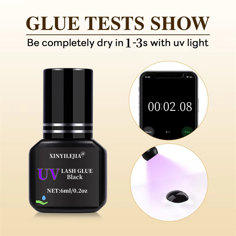 NEW UV Lashes Glue 6ml For Eye - Eyelash Extension Glue For Sensitive Eyes review and price
