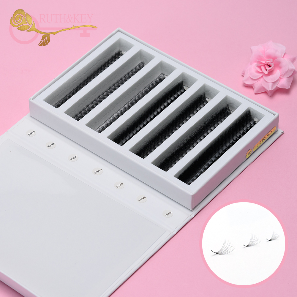 2000 Fans 0.05 0.07 Mix C D La - Eyelash Extension Russian Volume review and price