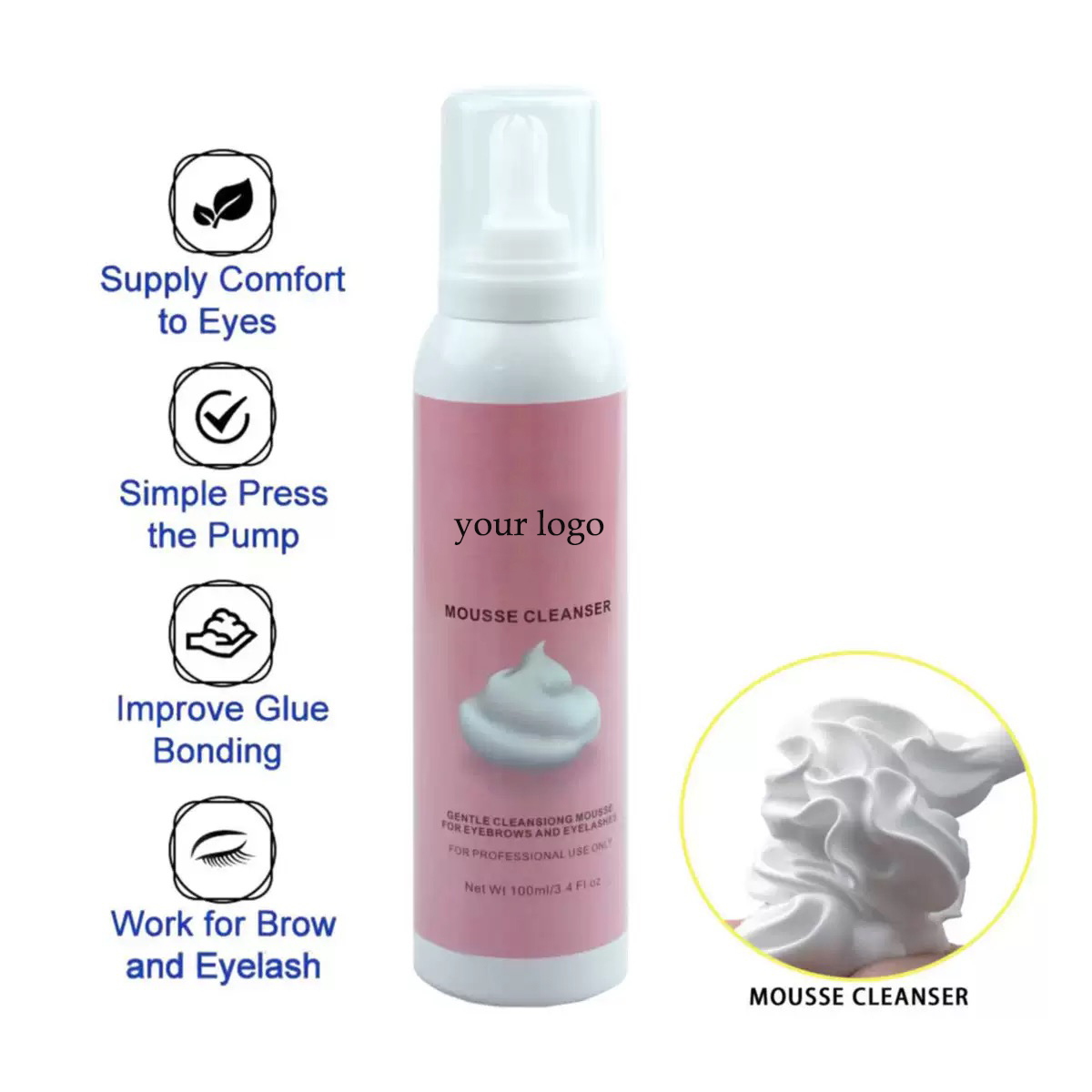 Factory Wholeasle Custom100ml  - Eyelash Extension Glue For Sensitive Eyes review and price