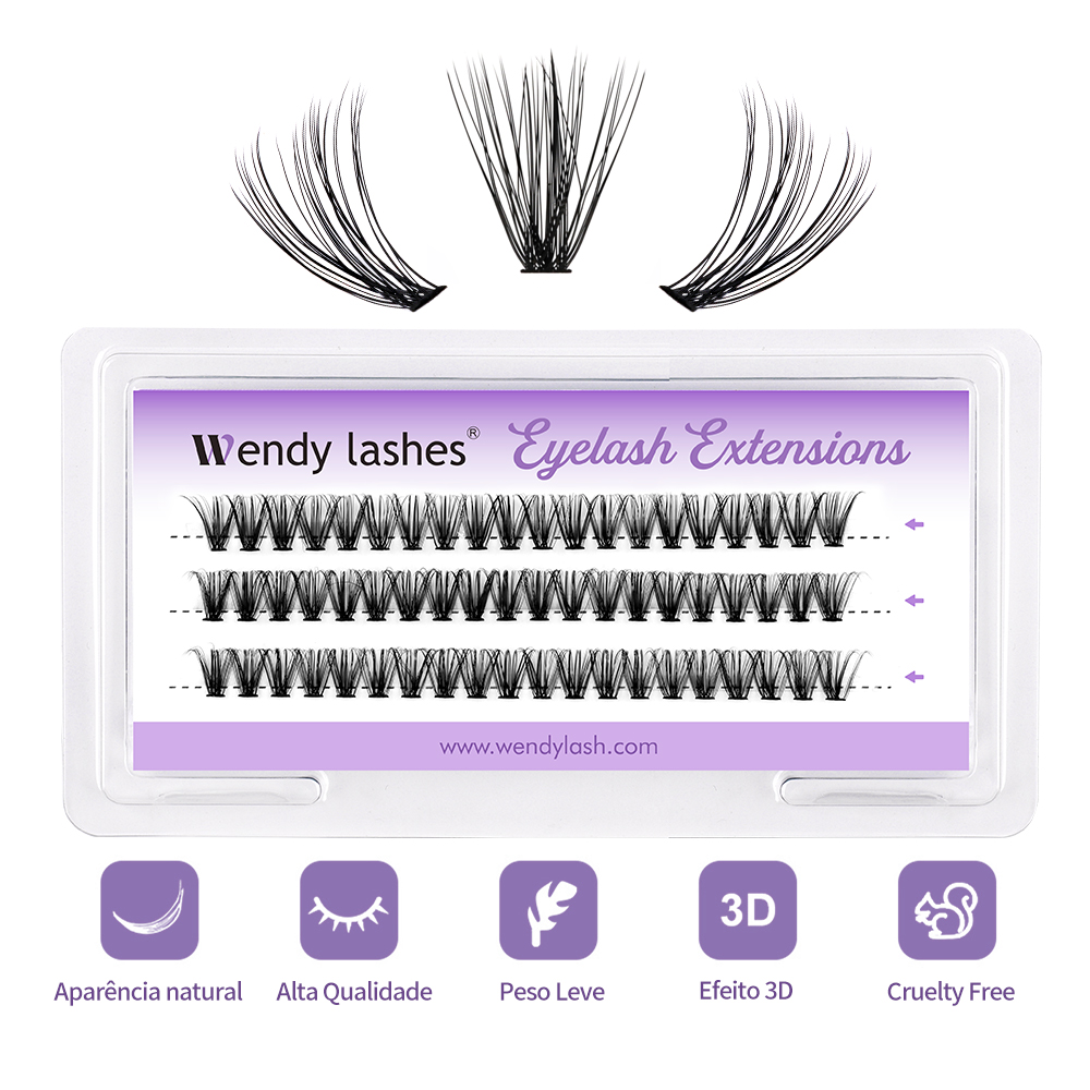Wendy Lashes 5pcs/Lot Cluster  - Eyelash Extension Russian Volume review and price