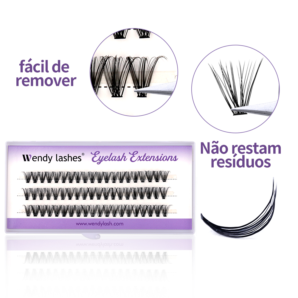 Wendy Lashes 5pcs/Lot Cluster  - Eyelash Extension Russian Volume review and price